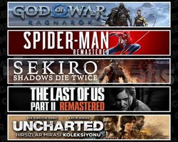 Ragnarök +Spider 1 +Sekiro +TLOU2 +Uncharted