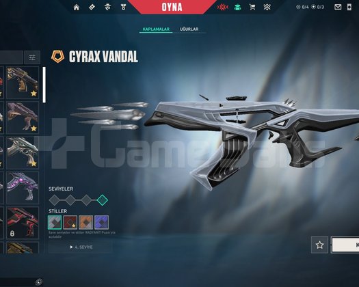 Mainlik skinli valorant hesabı