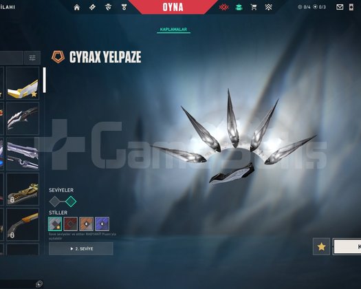Mainlik skinli valorant hesabı