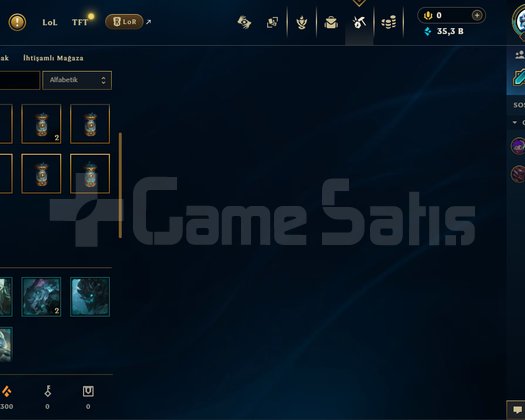 30 LVL BOL KOSTÜMLÜ UNRANKED HESAP HANDMADE!