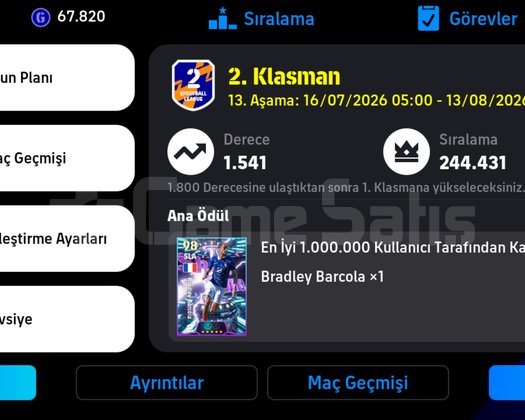 Klasmanda rakip tanımayan bombacılı hesap