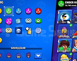 Brawl Stars 233 Kostümlü 30.6k Kupalı Hesap