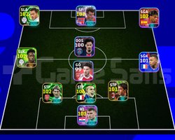 eFootball 3960 coinli 3145+ kolektif güçlü hesap
