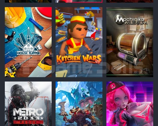 Ark , metro , half life ve 24 oyun daha