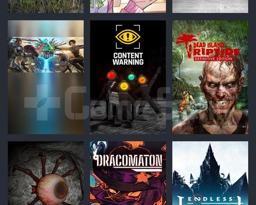 Ark , metro , half life ve 24 oyun daha