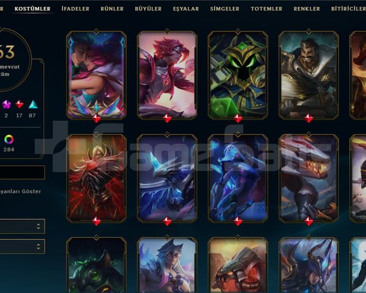 EUW / Demir 2 / HANDMADE/ 163 SKIN / HERO 172