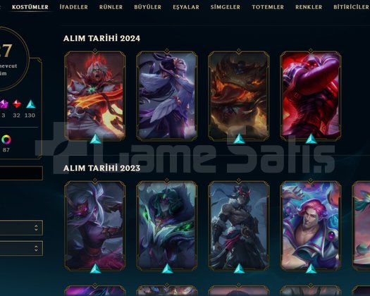 EUW / UNRANKED / HANDMADE / 327 SKIN / HERO 170