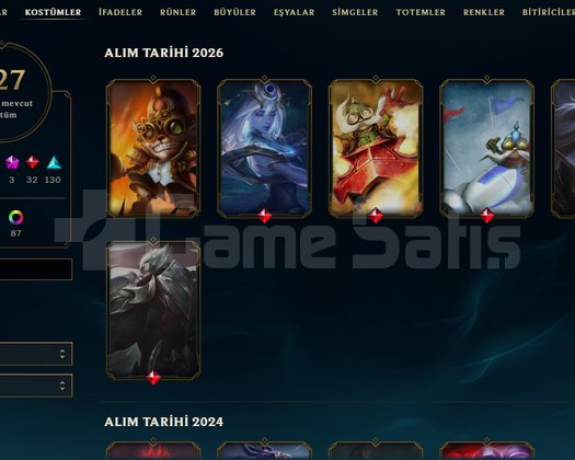 EUW / UNRANKED / HANDMADE / 327 SKIN / HERO 170