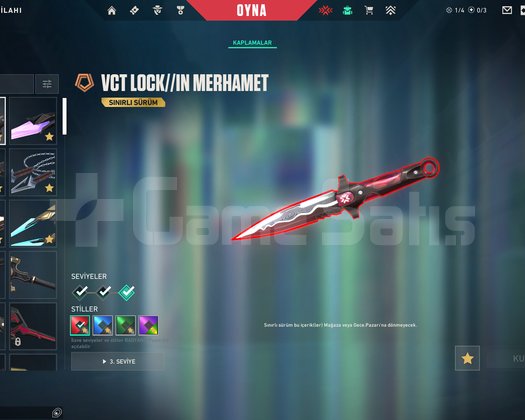 VCT LOCKIN MERHAMET HER SİLAHTA SKİN FULL HESAP