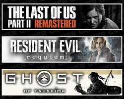 Last Of Us 2 +RE Requiem +Tsushima
