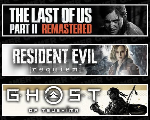 Last Of Us 2 +RE Requiem +Tsushima