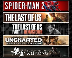 Spider 2 +TLOU1 +2 +UNCH +Wukong