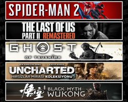 Spider 2 +TLOU2 +Tsushima +UNCH +Wukong