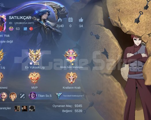 Mobile Legends Emek Yüce Hesap