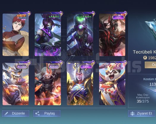 Mobile Legends Emek Yüce Hesap