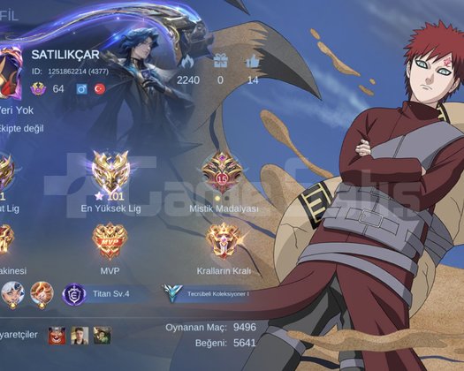 Mobile Legends Emek Yüce Hesap