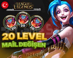 TR + 20 LEVEL - MAİL DEĞİŞEN - HESAPLAR!