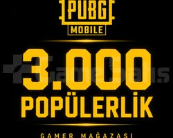 3 BİN POPÜLERLİK UYGUN FİYAT SINIRLI SÜRE