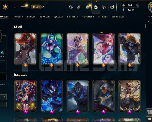 462 KOSTÜM 474 LVL 11K ÖZ EFSANE DOLU MAİL HESAP