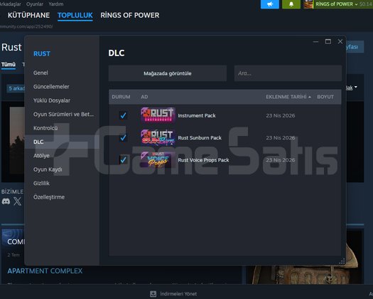 COK UYGUNA FULL DLC DOLU RUST HESABI