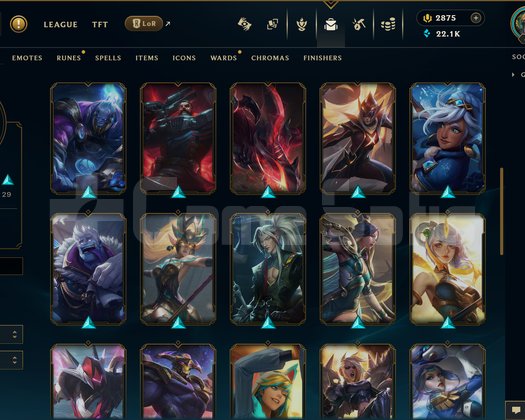 TR | 41 SKİN | UNRANKED | 2875 RP