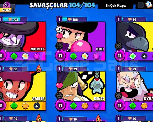 EFSANE BRAWL STARS HESABI