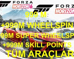 999 MİLYON +WHEELSPİN +SUPER +TÜM ARAÇ