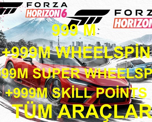 999 MİLYON +WHEELSPİN +SUPER +TÜM ARAÇ