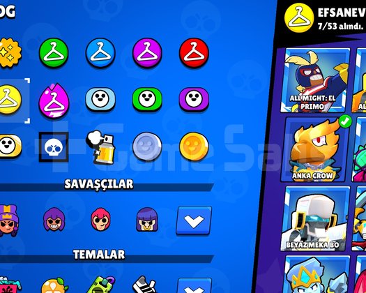 70K 8 prestij 2 ,2.5k Griff TR Sıralaması Doluu