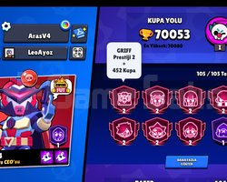 70K 8 prestij 2 ,2.5k Griff TR Sıralaması Doluu