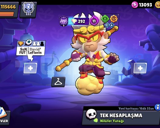 115k  104 karakter full +400 skin hesap