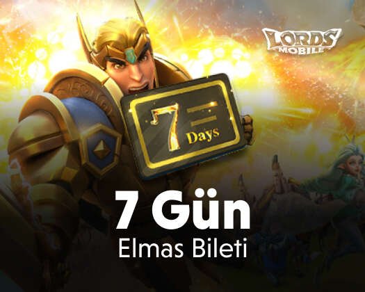 Lords Mobile Haftalık Elmas Bileti