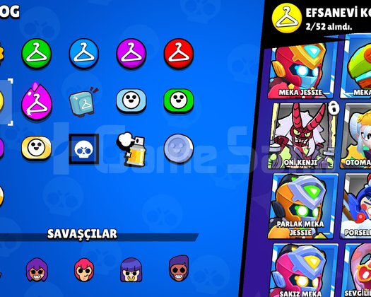 24.4K Kupa | 65 Savaşçı | 130+ Kostüm | 30+ Brawl
