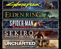Cyberpunk +Elden +Miles +Sekiro +Uncharted