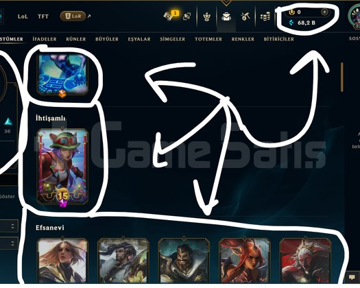 230 LEVEL / 74 SKİN / FUL HERO +MAİL +TELEFON