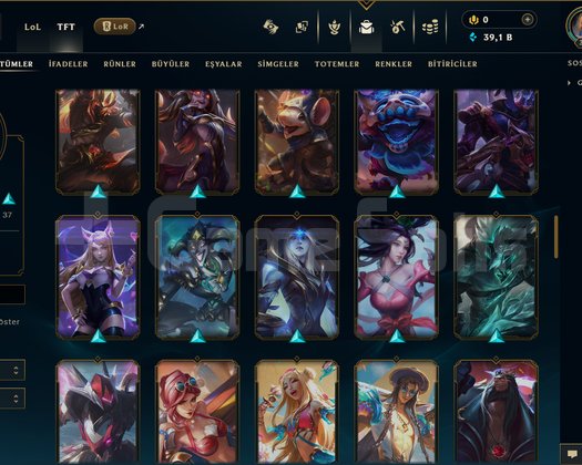 376 LEVEL / 85 SKİN / FUL HERO +MAİL +15K SATIŞ