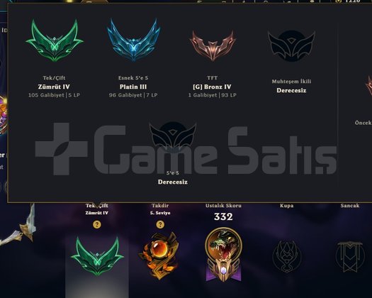 lol tr 38 kostümlü hesap