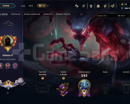 TR // 55 SKIN // 198 LVL // ARAM HESABI // 266K BE