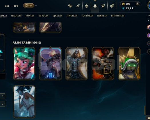 black alistar ve beta skinleri bulunan sağlam çar