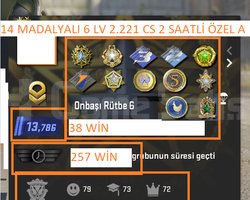 14 MADALYALI 6 LV 2.221 SAATLİ MAİLLİ MAİNLİK HESA