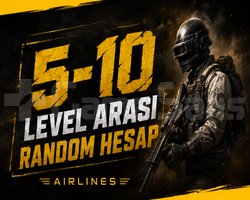 DOPDOLU / 5-10 LEVEL GARANTİLİ RANDOM HESAPLAR