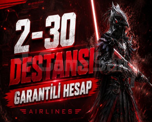 DOPDOLU / 2-30 DESTANSI GARANTİLİ RANDOM HESAPLAR