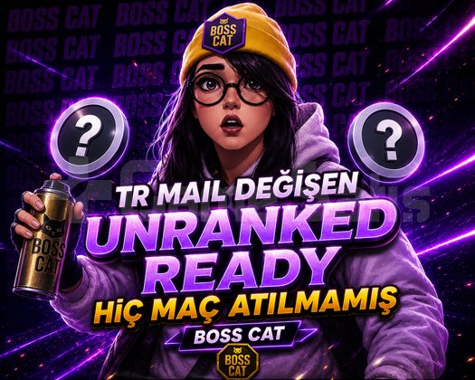TR +20 LVL UNRANKED - MAİL DEĞİŞEN - FRESH!