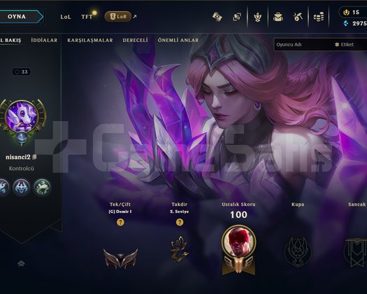 TR // DEMIR 1 // 7 SKIN // RANKED READY