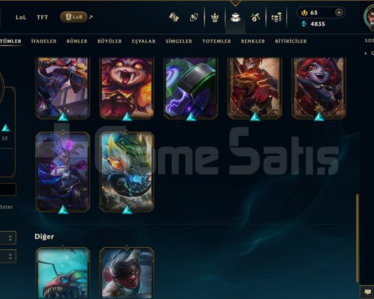 TR / 18 LEVEL / 16 SKİN / 33 HERO +MAİL+TELEFON