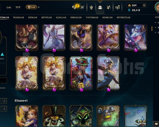 525 LEVEL / 995 SKİN / 171 HERO +MAİL +15K SATIŞ