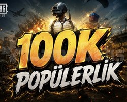 100k popülerlik hızlı teslimat