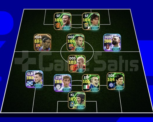 KG 3240 4 BOMBACI+SALAH+ROONEY+CECH+INİESTA