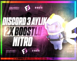 DİSCORD 3AYLIK NİTRO + 2X BOOST