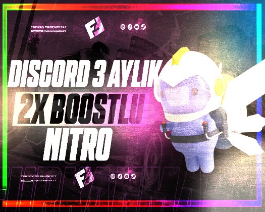 DİSCORD 3AYLIK NİTRO + 2X BOOST
